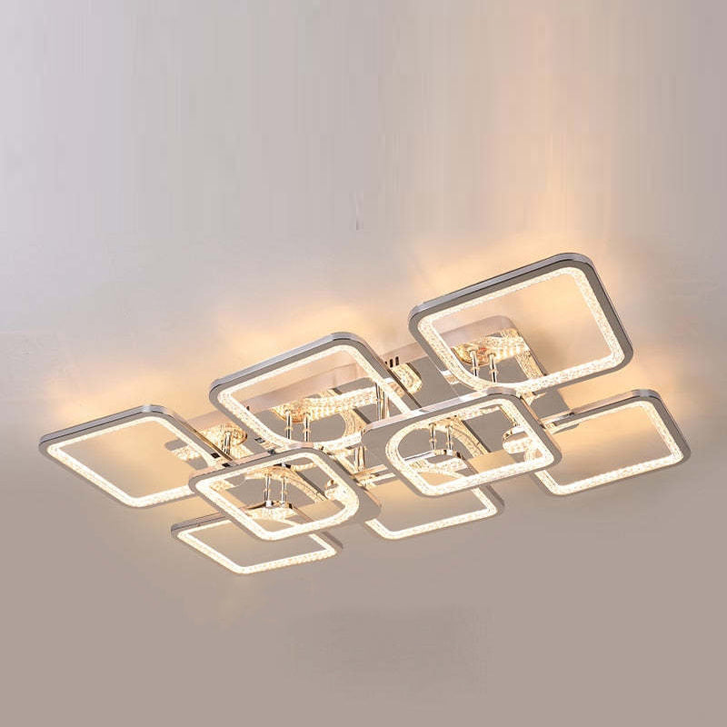 Arisha Modern Square Flush Mount Ceiling Light - Neutralighting