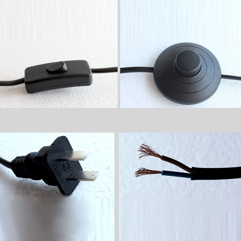 Eryn Antique Floor Lamp, Multi Colors, Metal/Fabric, Bedroom - Neutralighting