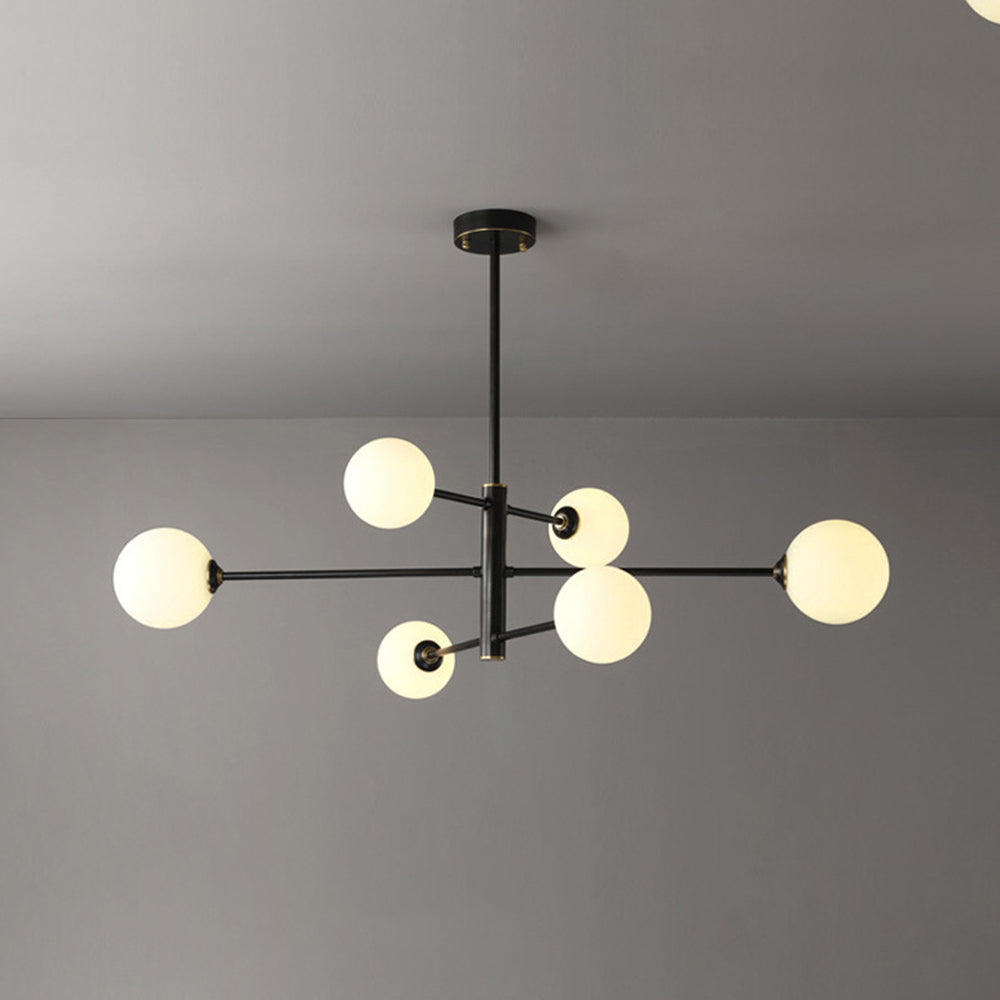 Valentina Modern Glass Shade Pendant Light, Copper/Black - Neutralighting