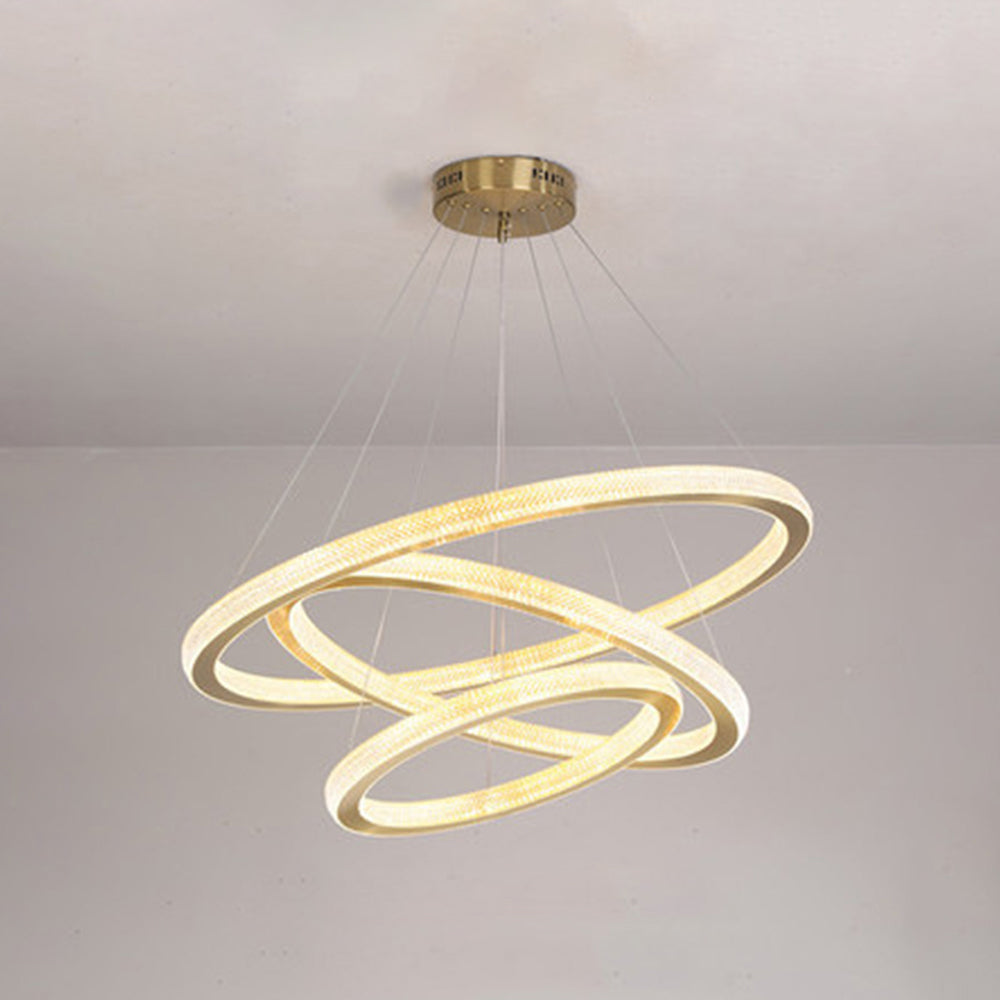 Kristy Contemporary Gold Luxury Ring Pendant Light - Neutralighting
