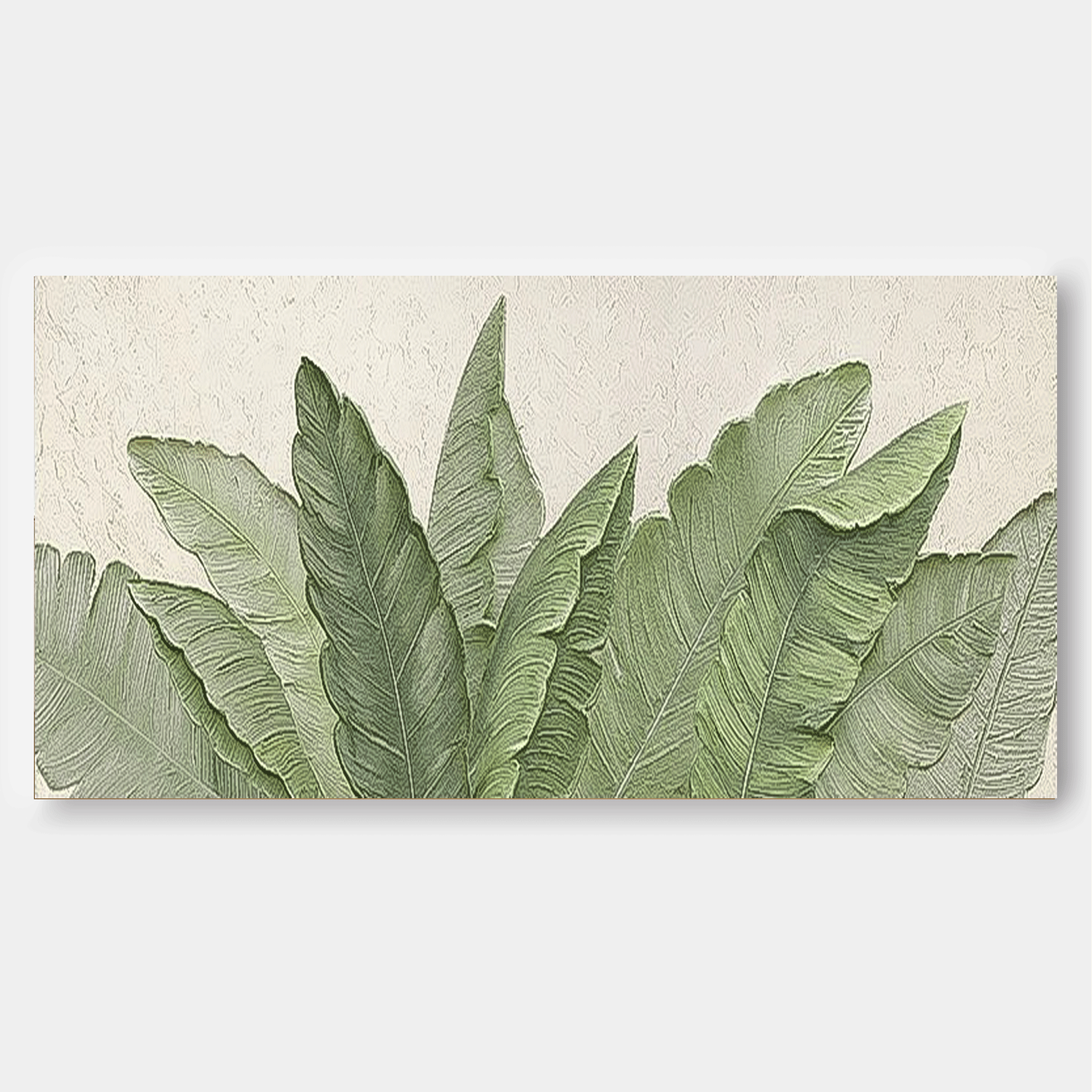 Wall Art Flower Painterly Contemporary Design