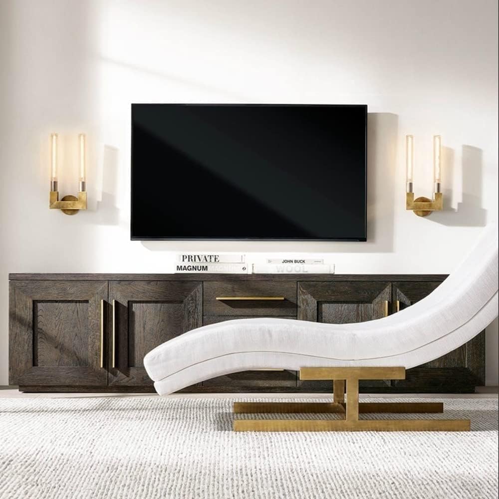 Kristy Indoor Wall Lamp Glass Brass Mid-century Restaurant Bedroom - Neutralighting