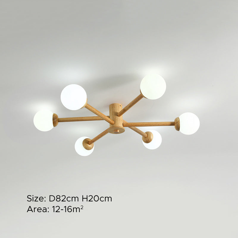Muto Ceiling Light, Dimmable 6/8 Head - Neutralighting