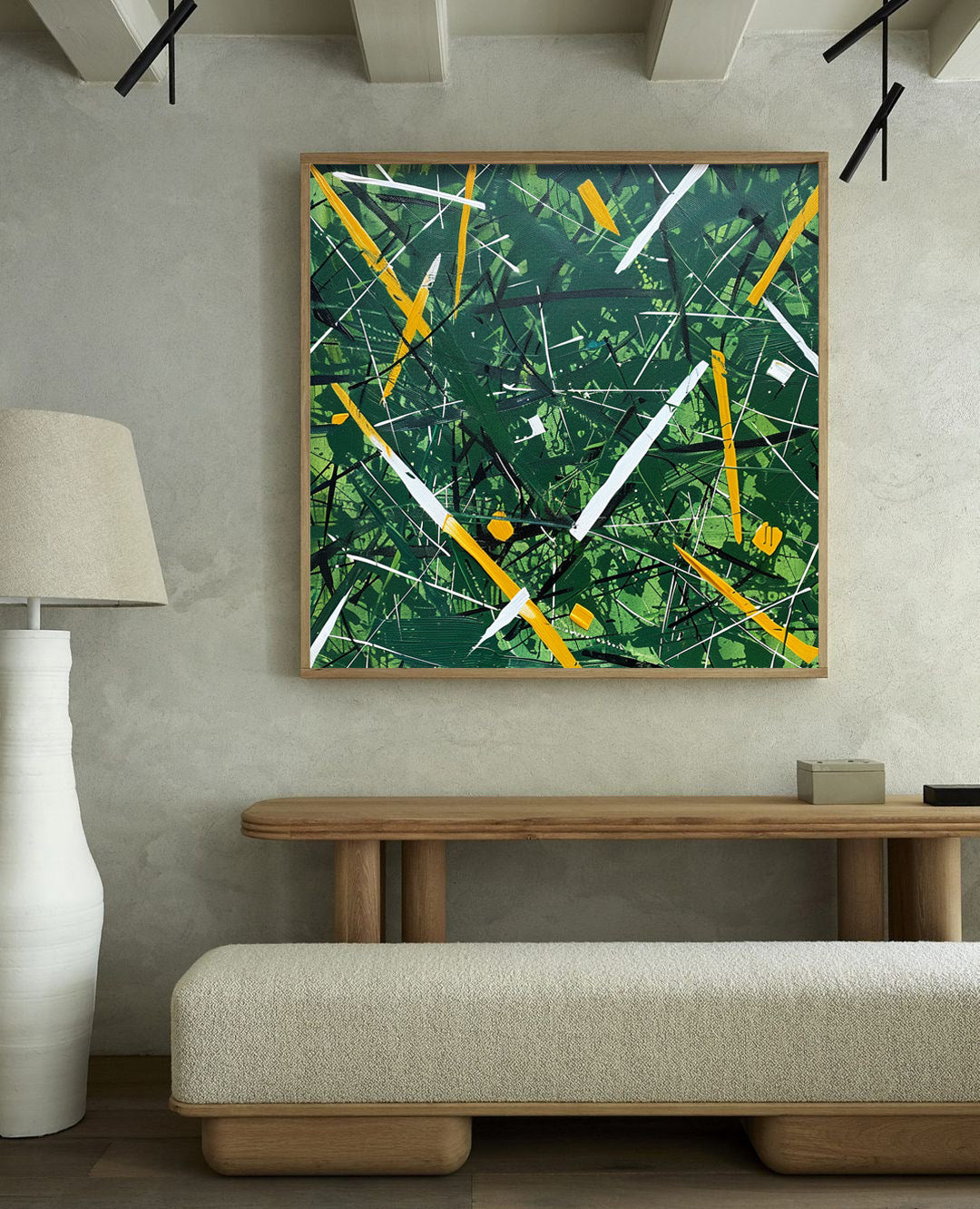 Electric Jungle Abstract Painting