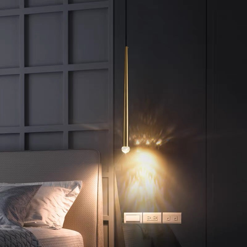 Arisha Pendant Light Linear Modern, Gold, Living Rooms - Neutralighting