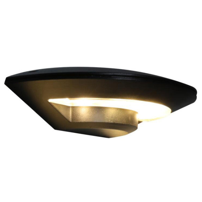 Ray Wall Lamp Flying Saucer, Metal LED, Black, Outdoor - Neutralighting