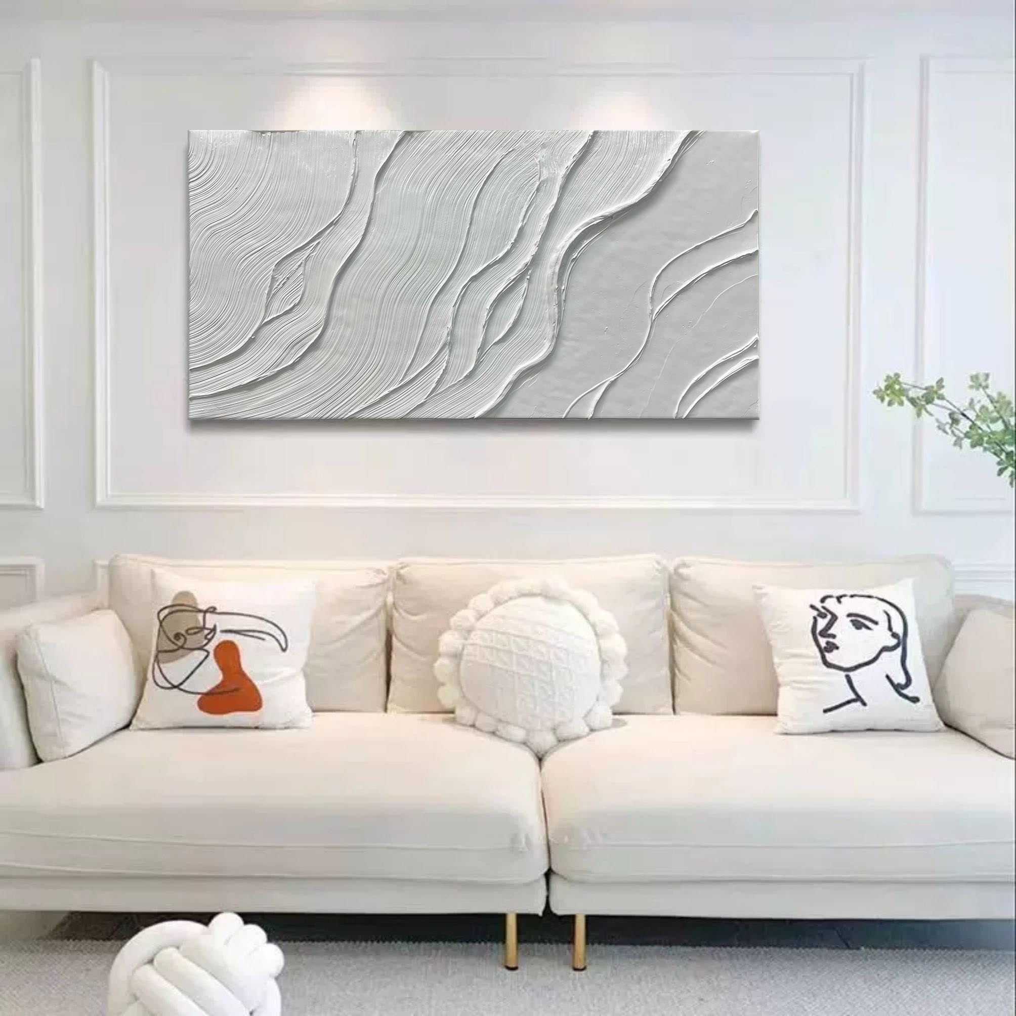 Plaster Art Texture Painting SG195 - Neutralighting
