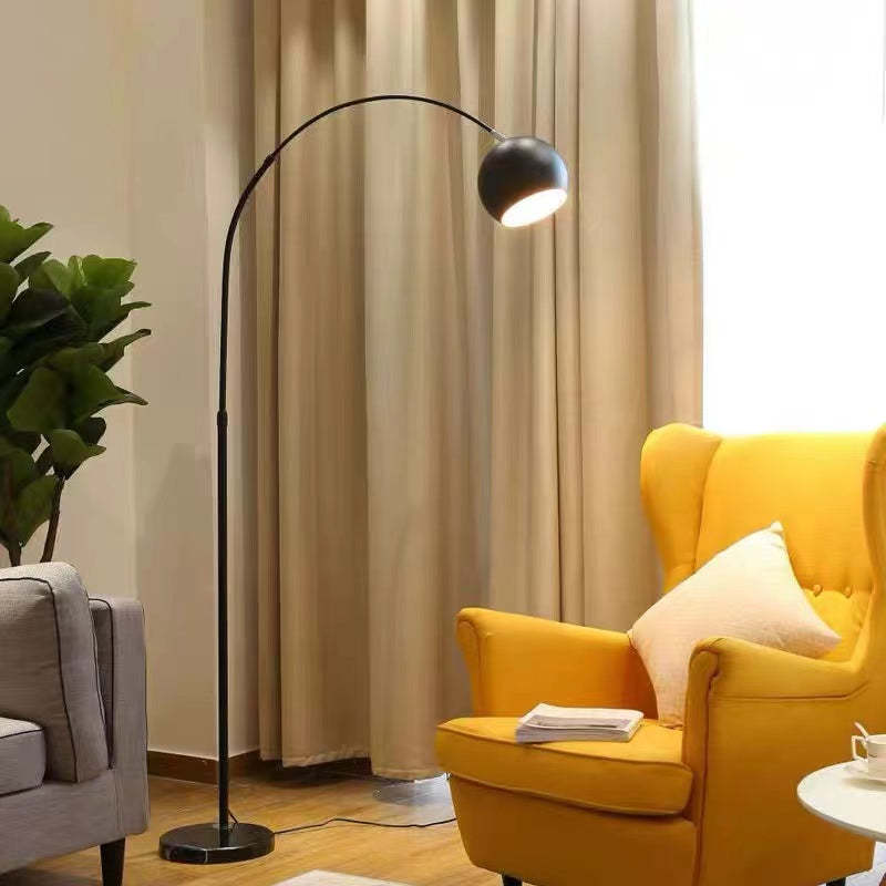 Mira Macaron Modern Fishing Arc Floor Lamp - Neutralighting