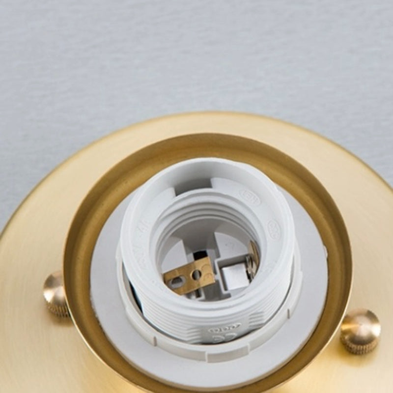 Arisha Retro Metal Flush Mount Ceiling Light Brass - Neutralighting