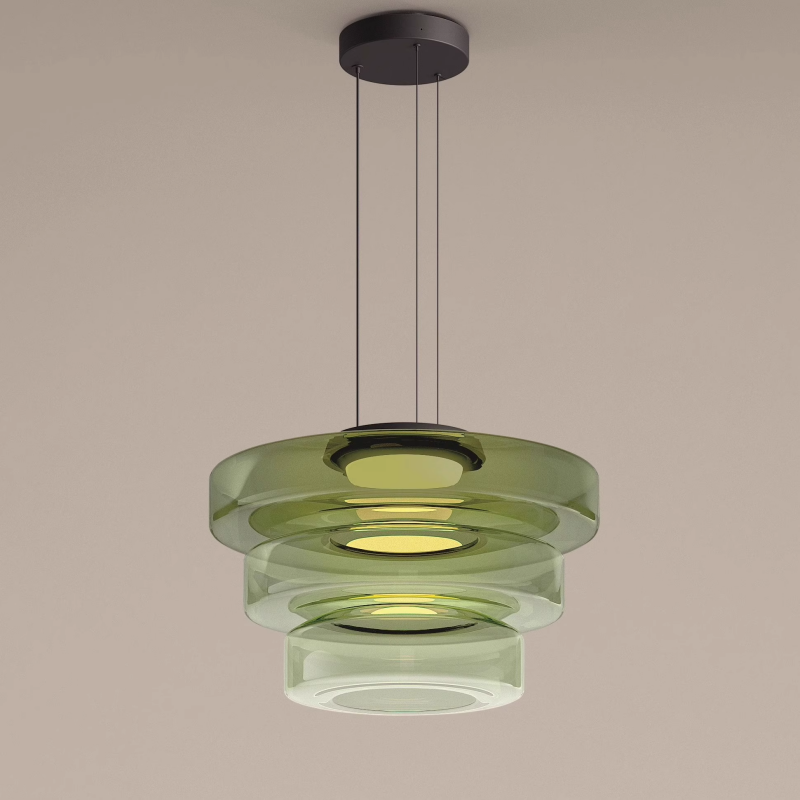 Jojo Glass Pendant Light Multi-tiered Structure - Neutralighting