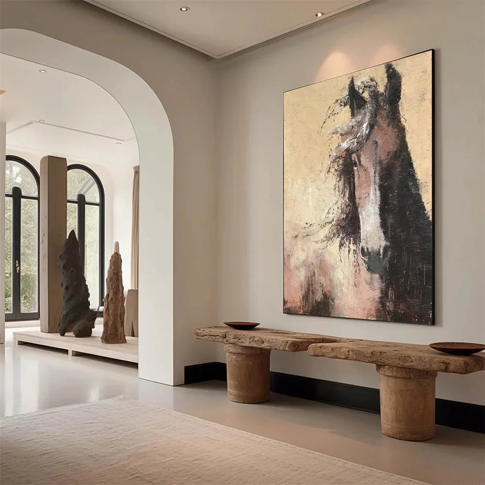 Abstract Horse Painting