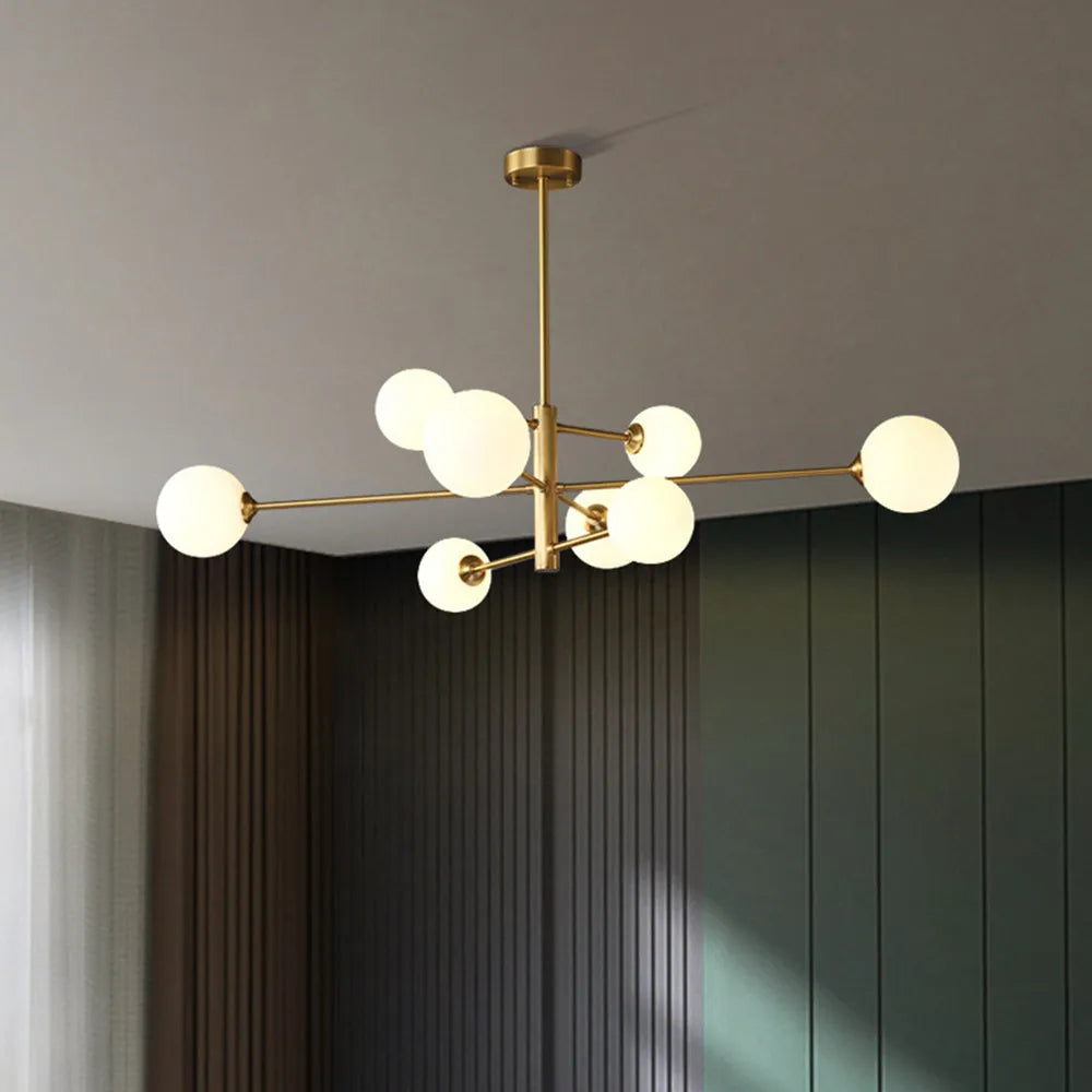 Valentina Modern Glass Shade Pendant Light, Copper/Black - Neutralighting