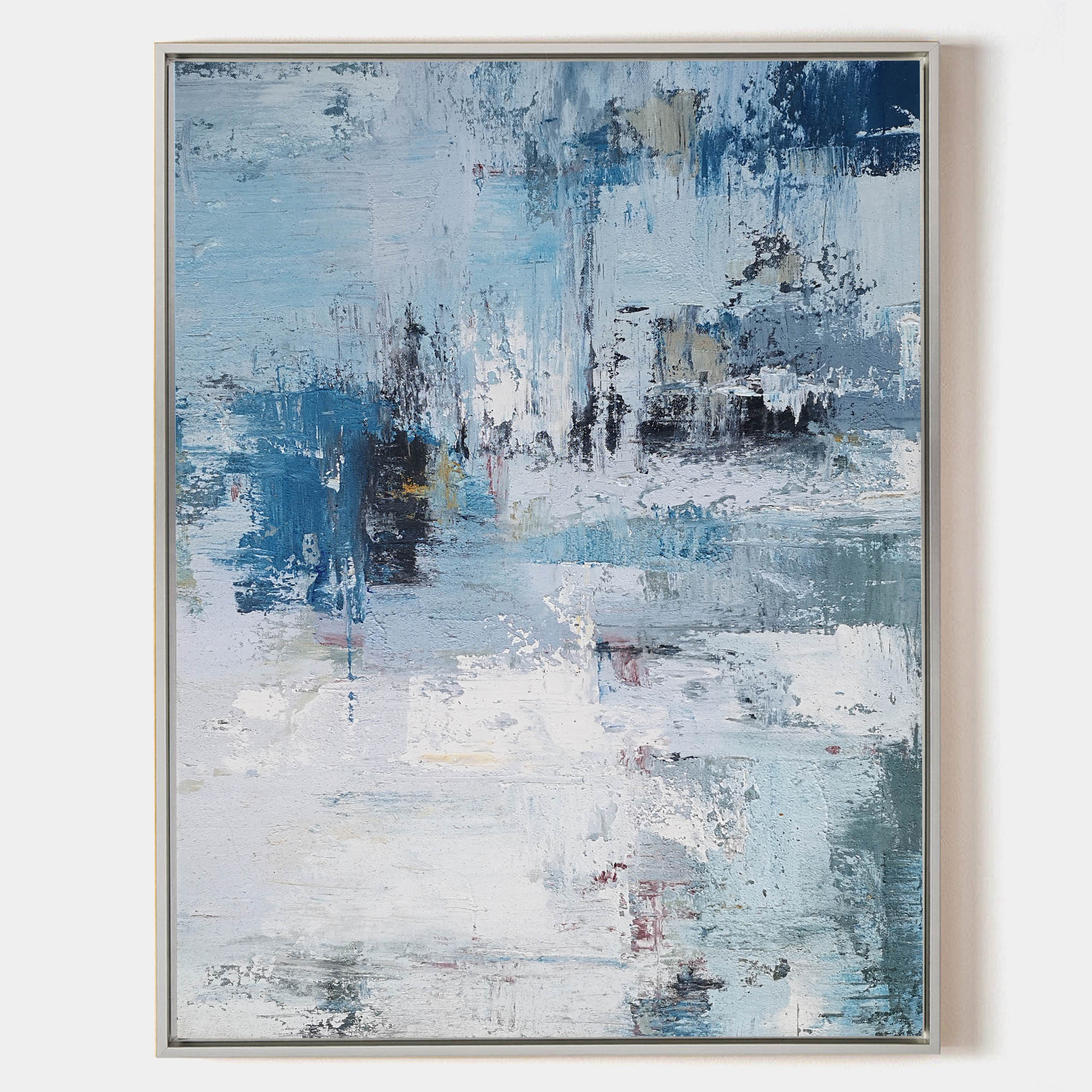 BLue Abstract Painting ABAV86 - Neutralighting