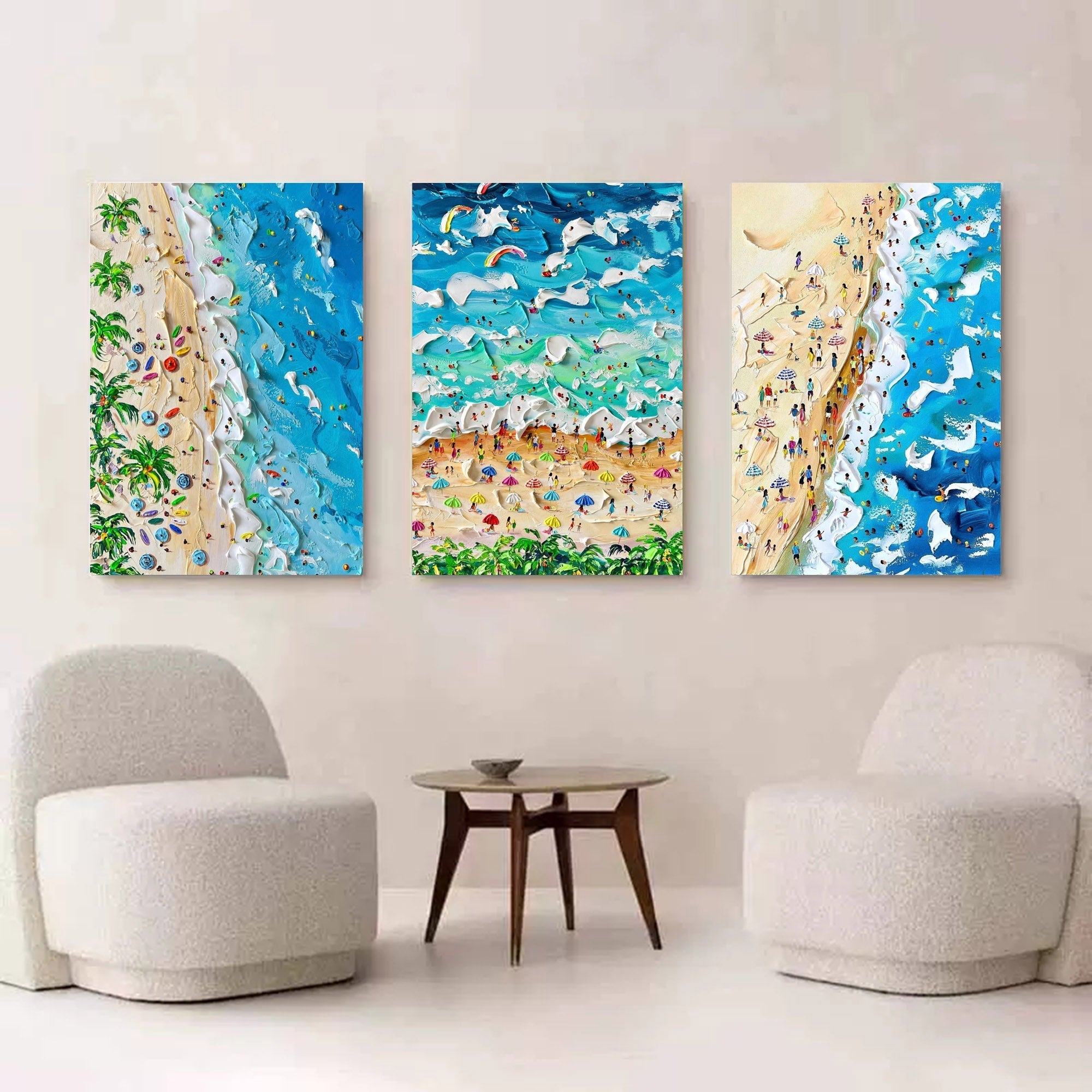 Abstract Painting Set of 3 SP125 - Neutralighting
