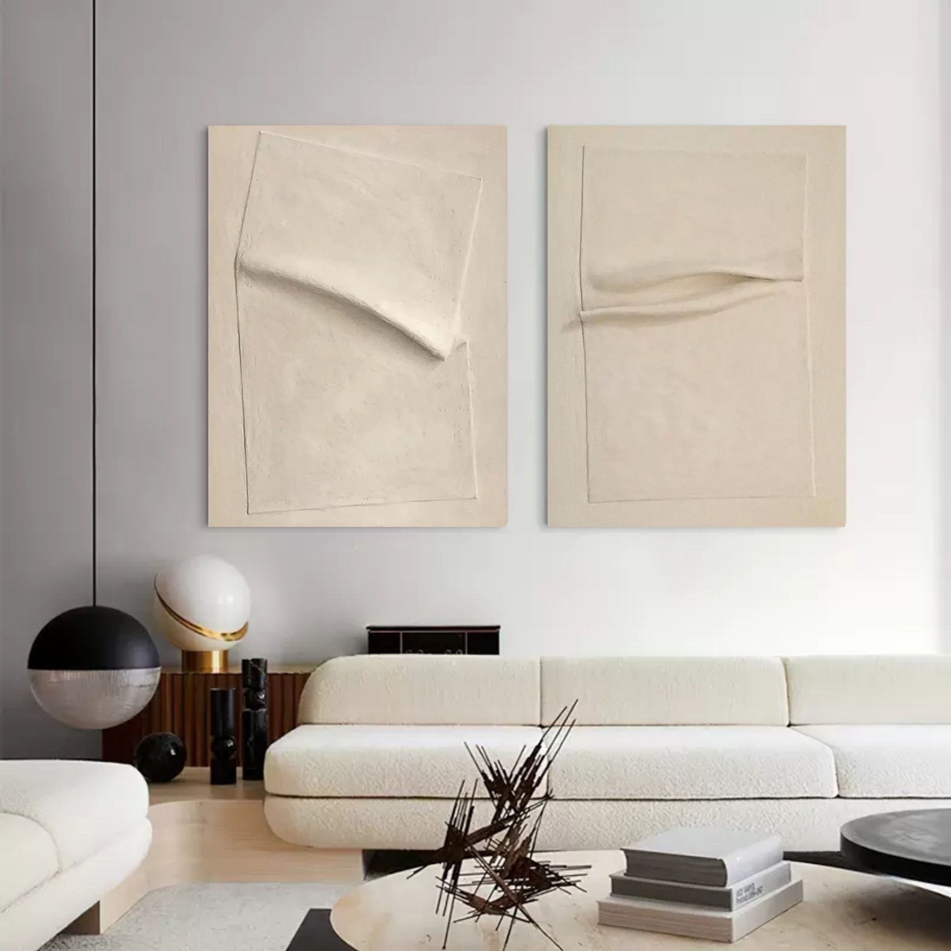 Abstract Painting Set Of 2 SP033 - Neutralighting