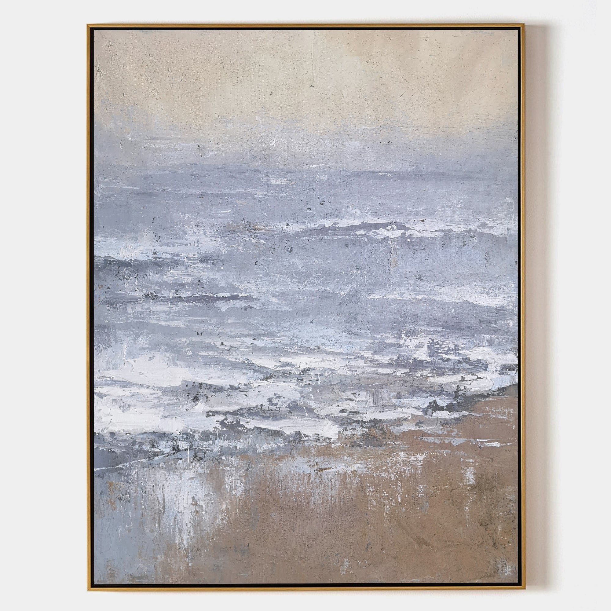 Seaside Abstract Painting ABSV04 - Neutralighting