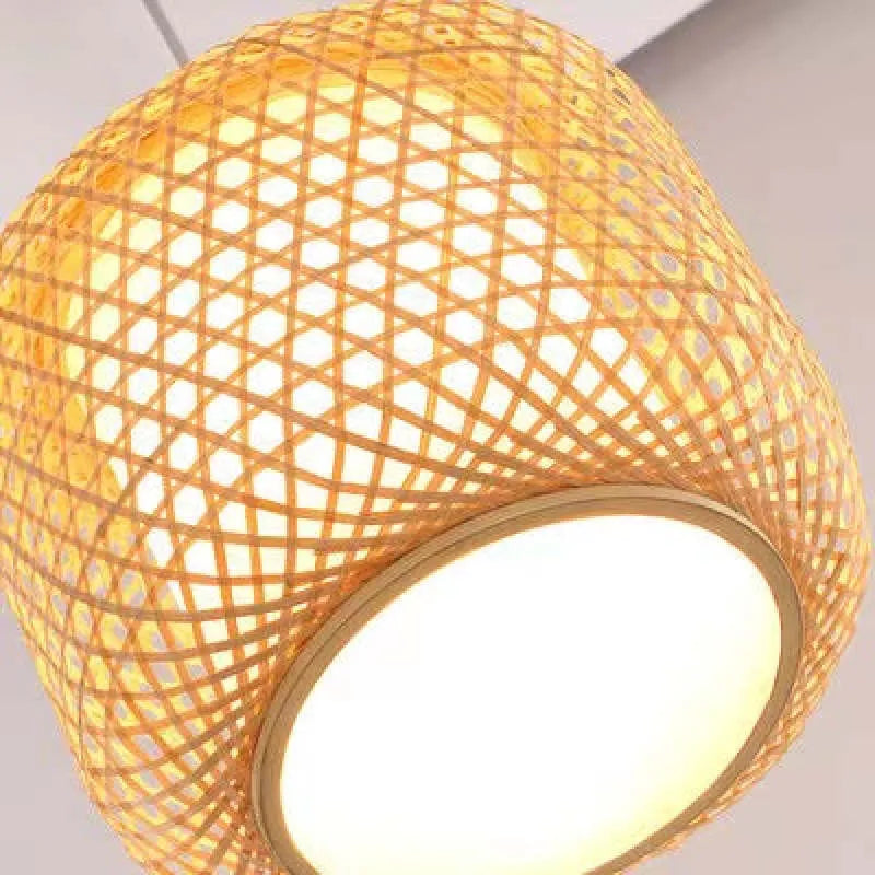 Ritta Natural Rattan Bamboo Pendant Light Lighting - Neutralighting