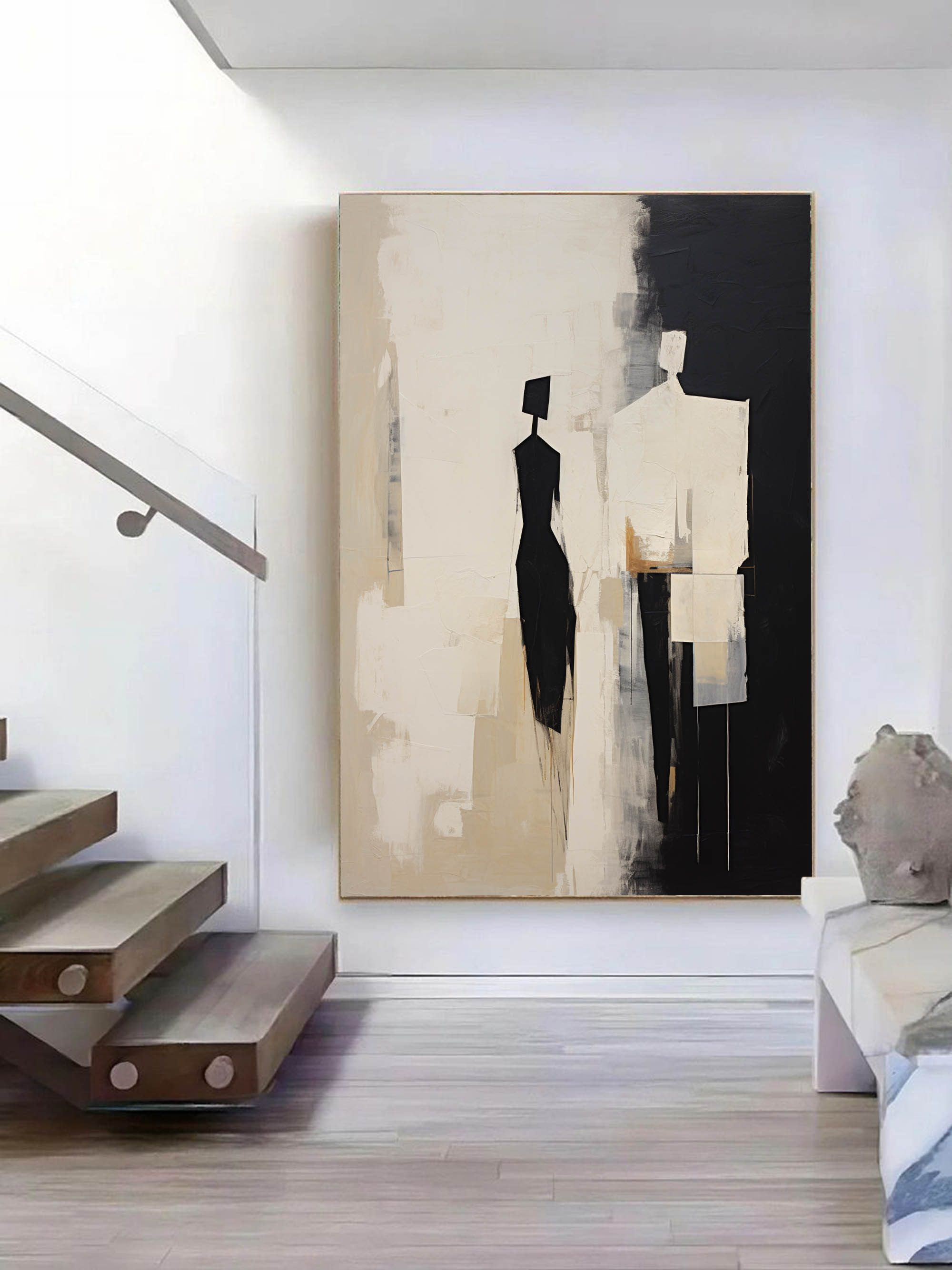 Mila Contemporary Minimalist Art