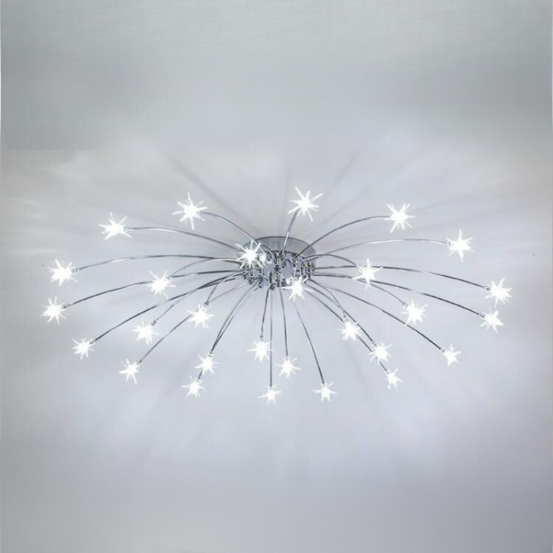Arisha Art Deco Starry Flush Mount Ceiling Light - Neutralighting