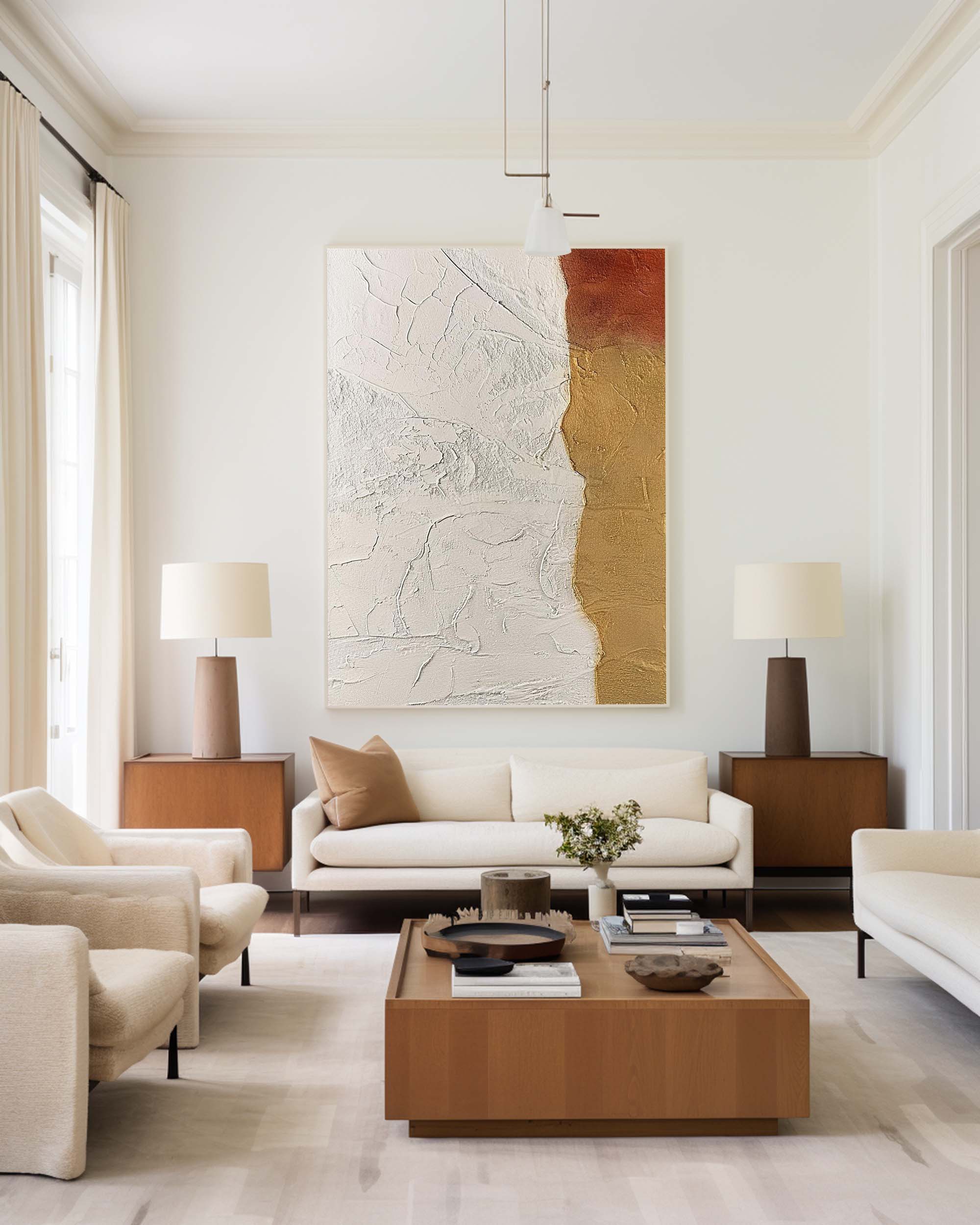 Ochre Edge Mineral Painting