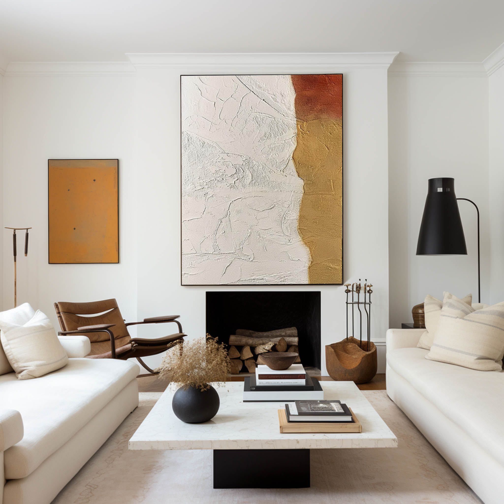 Ochre Edge Mineral Painting