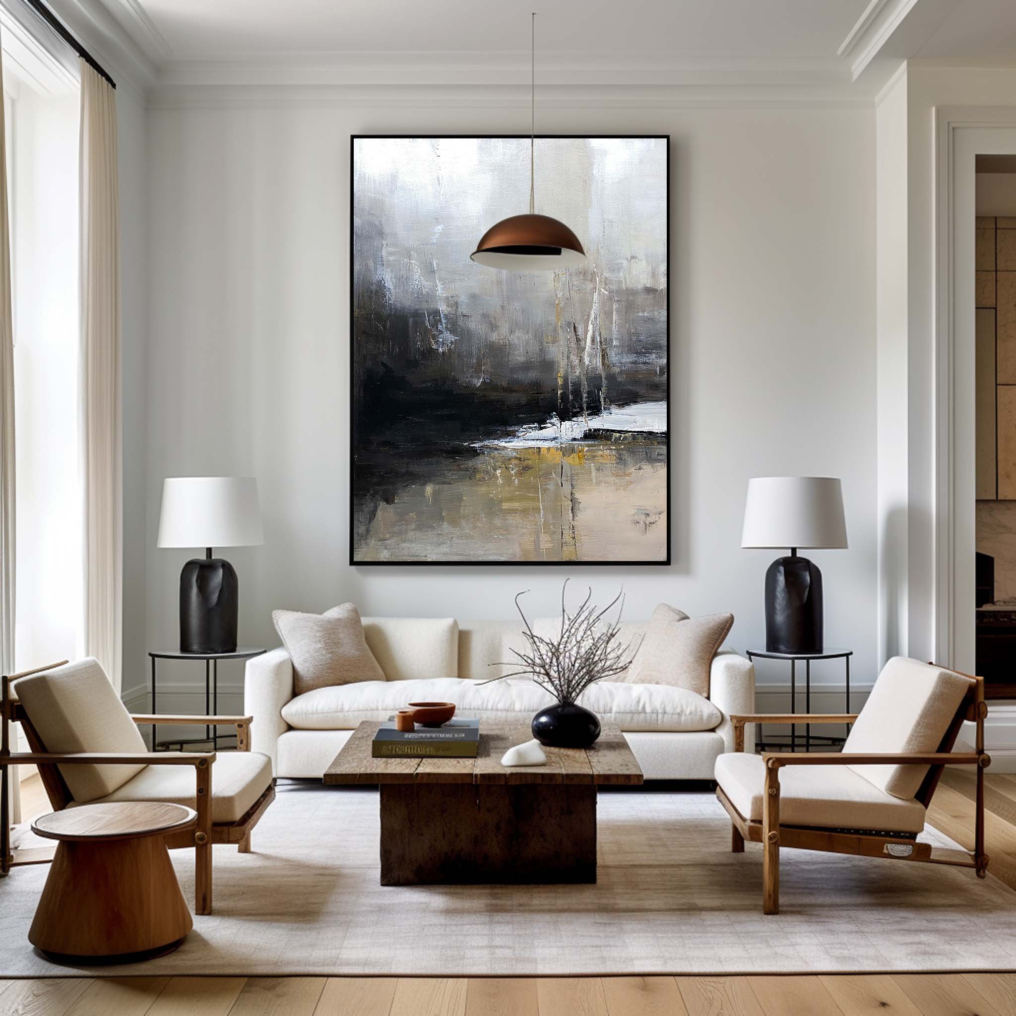 Wall Art Abstract Landscape Painting
