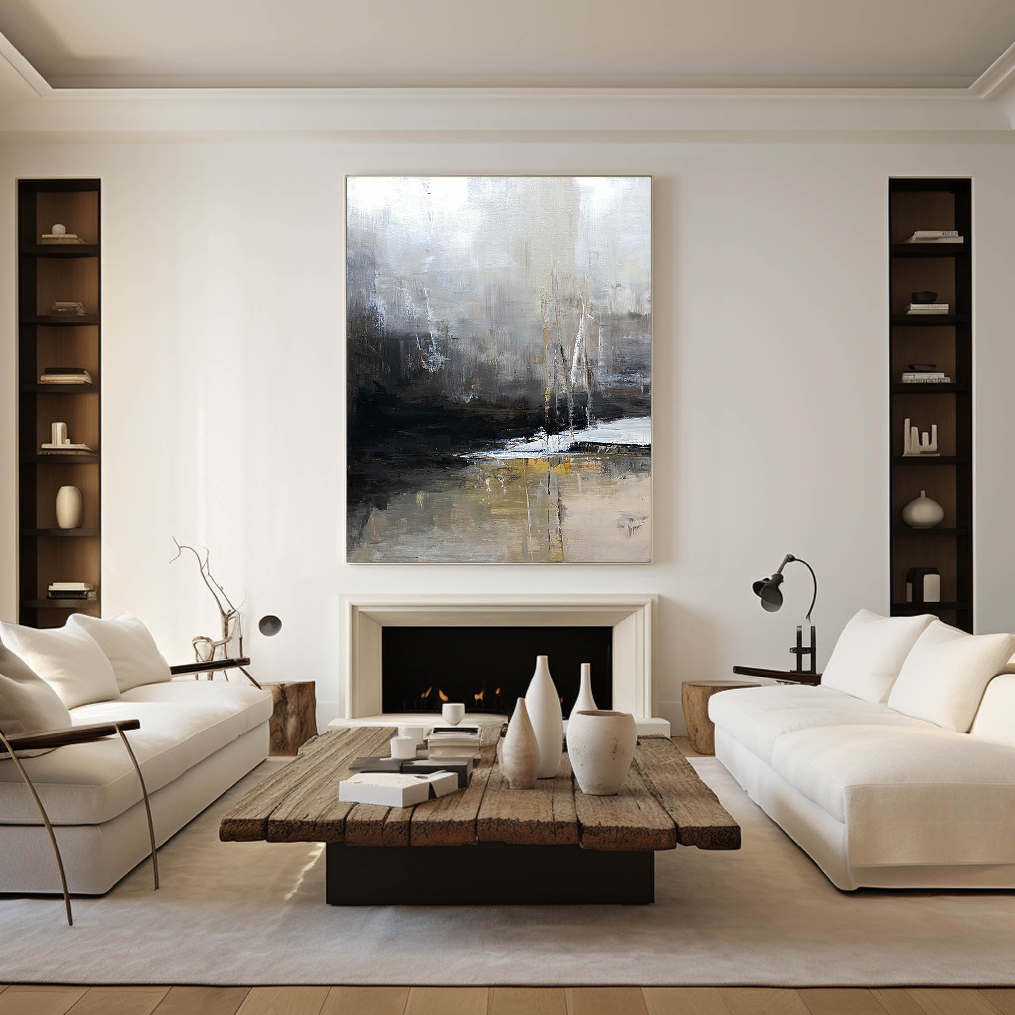 Wall Art Abstract Landscape Painting