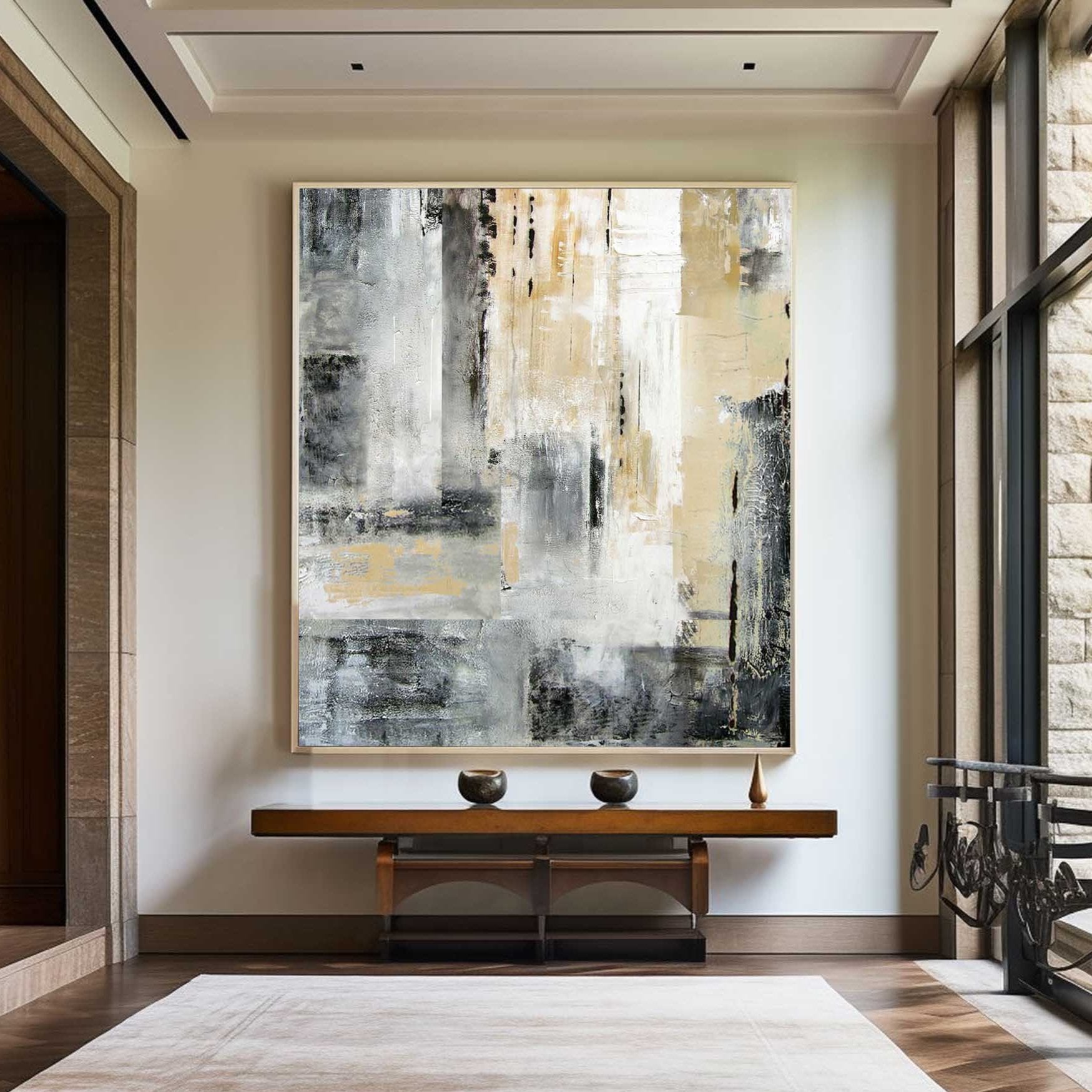 Large Abstract Skyline Art
