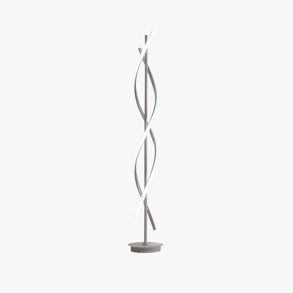 Mira Postmodern Linear Acrylic Floor Lamp, Black/White - Neutralighting