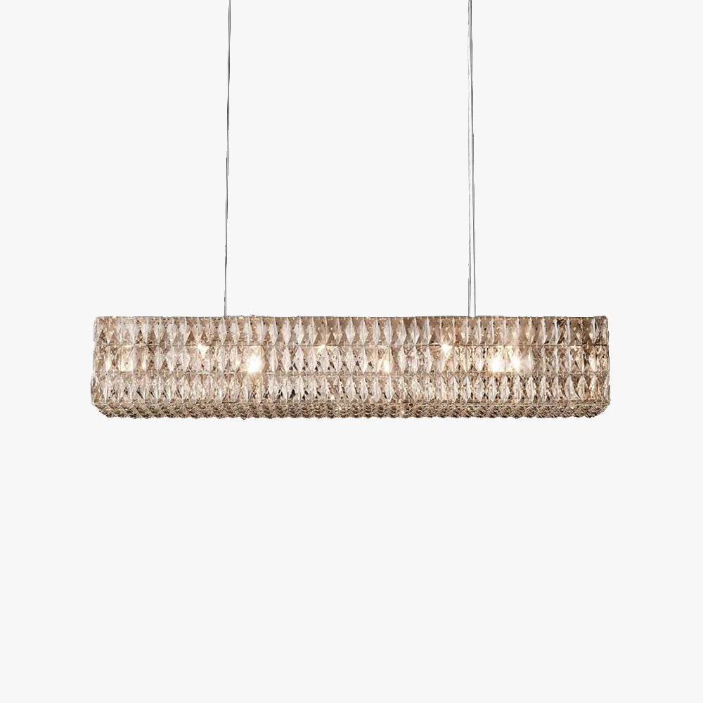 Kristy Rectangular Luxury Crystal Chandelier, 2 Colour - Neutralighting