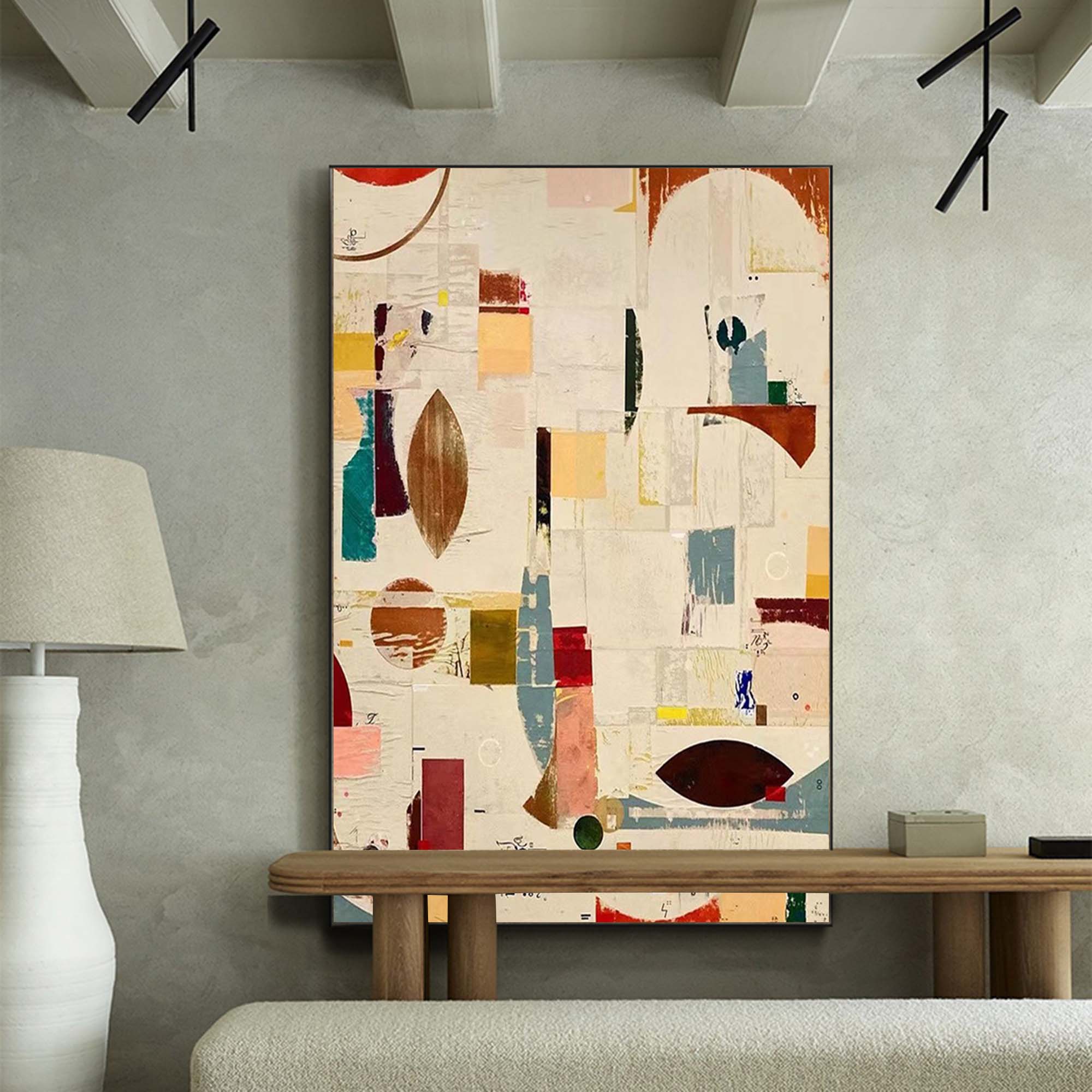 Wall Art Geometric Lyrical Abstract Pattern