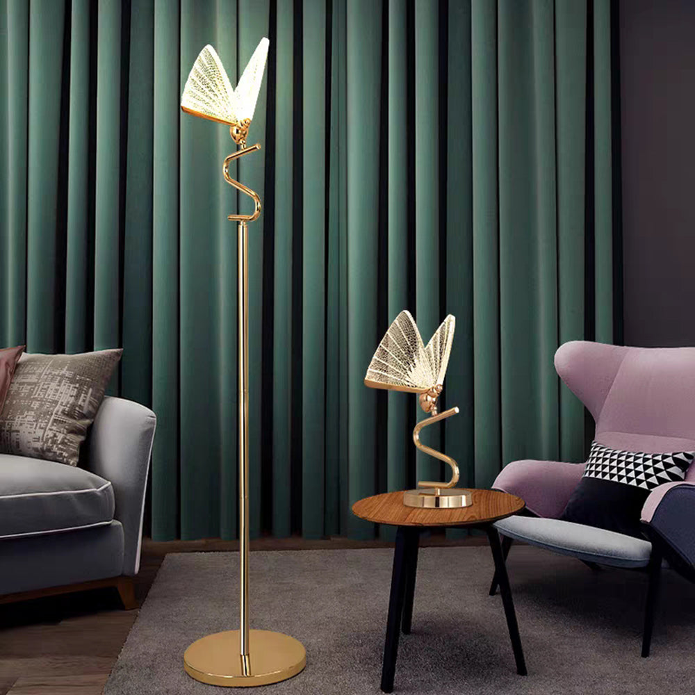 Modern Butterfly Chandelier Table & Floor Lamp, 4 Styles - Neutralighting