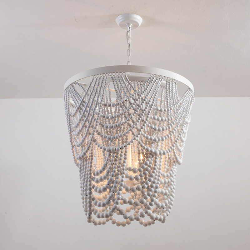 Muto Boho LED Pendant Light /Chandeliers Wood/Metal - Neutralighting