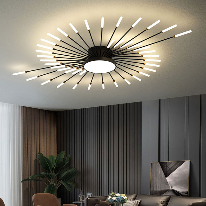 Wesley Modern Home Decoration Fireworks LED Ceiling Light