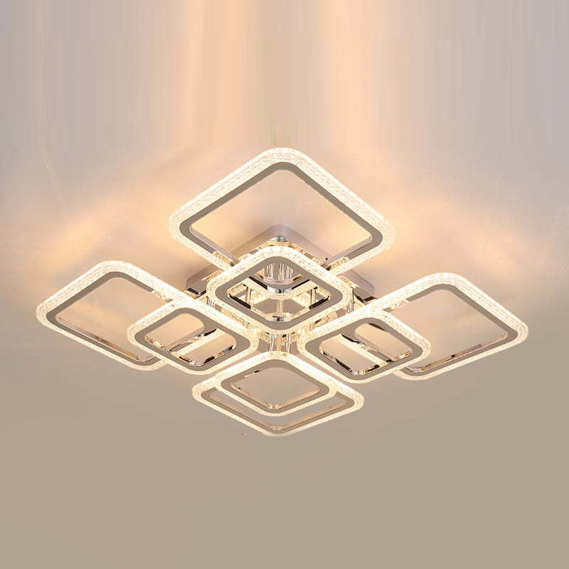 Arisha Modern Square Flush Mount Ceiling Light - Neutralighting