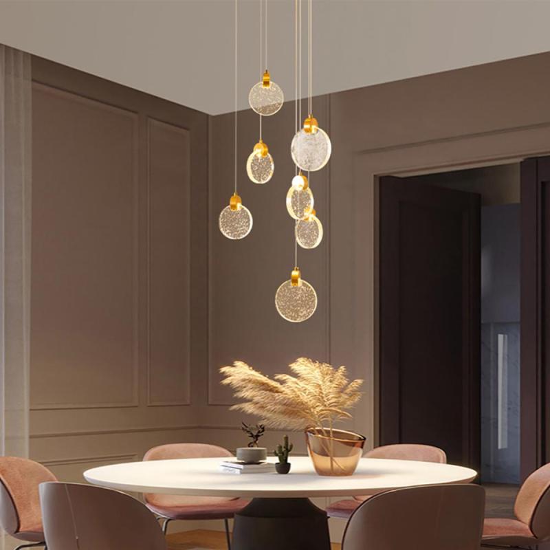 Kristy Luxury Circular Ripple Round Crystal Golden Chandelier - Neutralighting