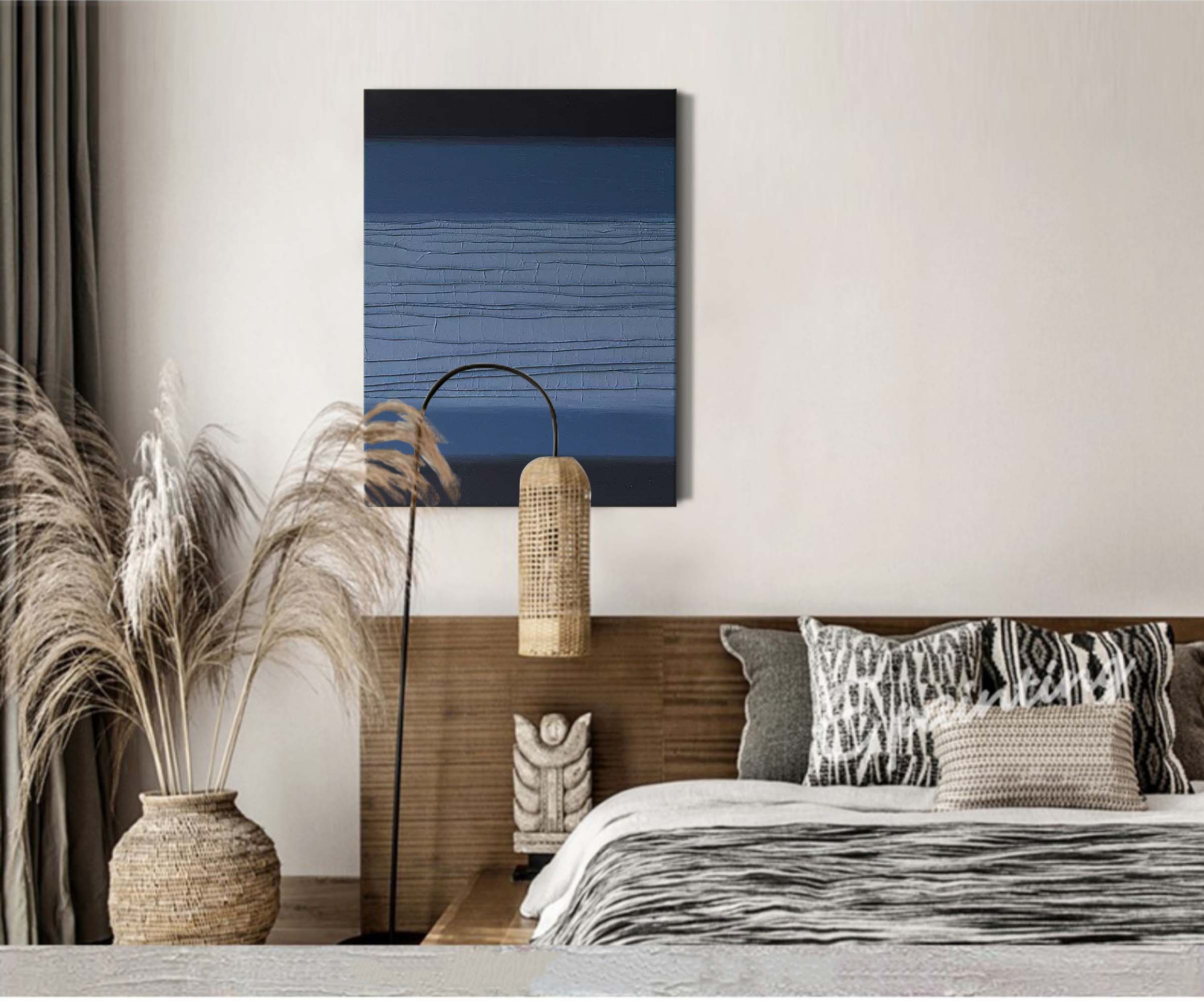 Wall Art Minimalist Neutral Layer Serene
