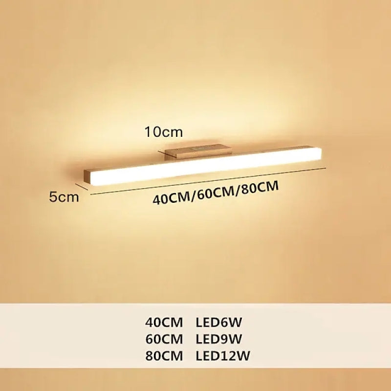 Arisha Modern Minimalist Linear Wooden Wall Lamp, Wood/Walnut - Neutralighting