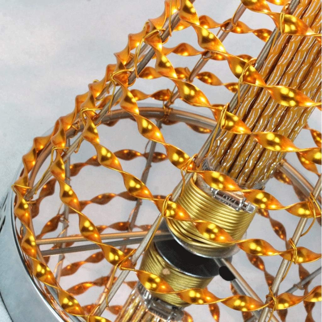 Bella Art Deco Vase Gold Metal Floor Lamp, Living Room - Neutralighting