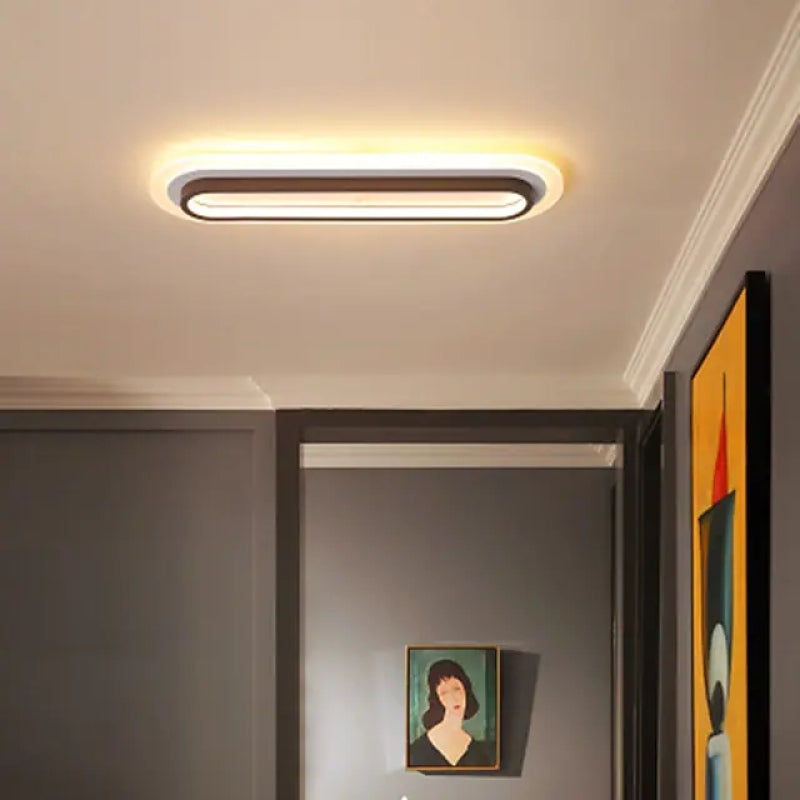 Arisha Modern Linear Metal/Acrylic Ceiling Light - Neutralighting