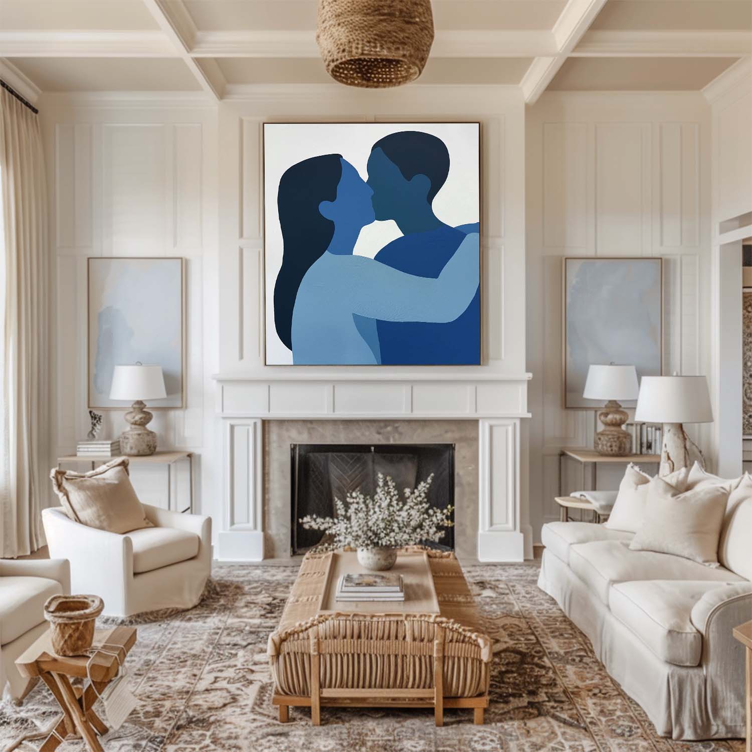 Blue Hour Intimacy Figurative Art