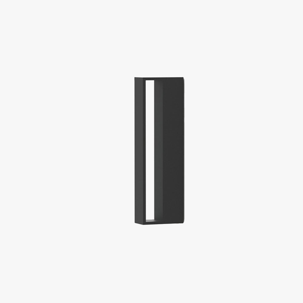 Ray Modern Hollow Outdoor Wall Lamp, Black/White