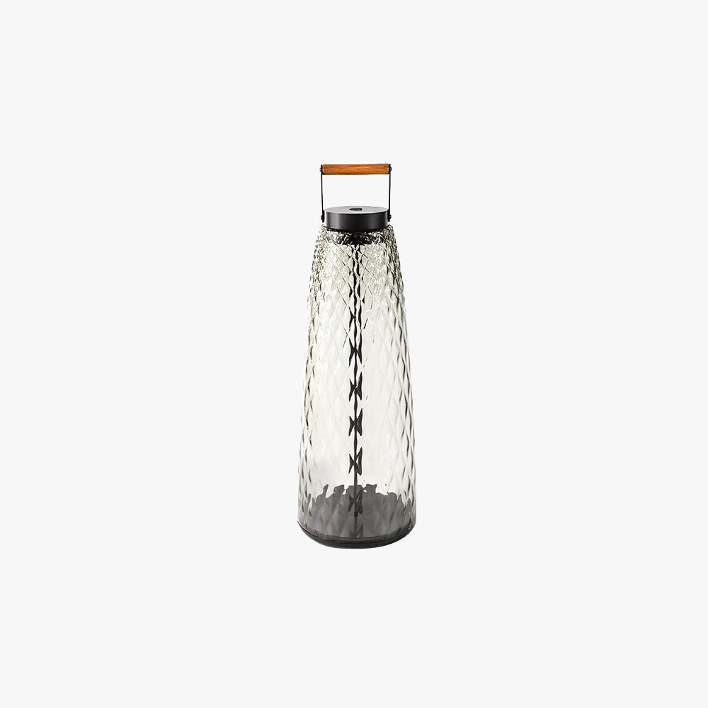 Ray Vintage Lantern Metal/Glass Outdoor Floor Lamp - Neutralighting