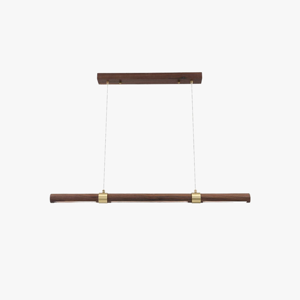 Muto Modern Minimalist Pendant Light, Metal Water Transfer Wood - Neutralighting