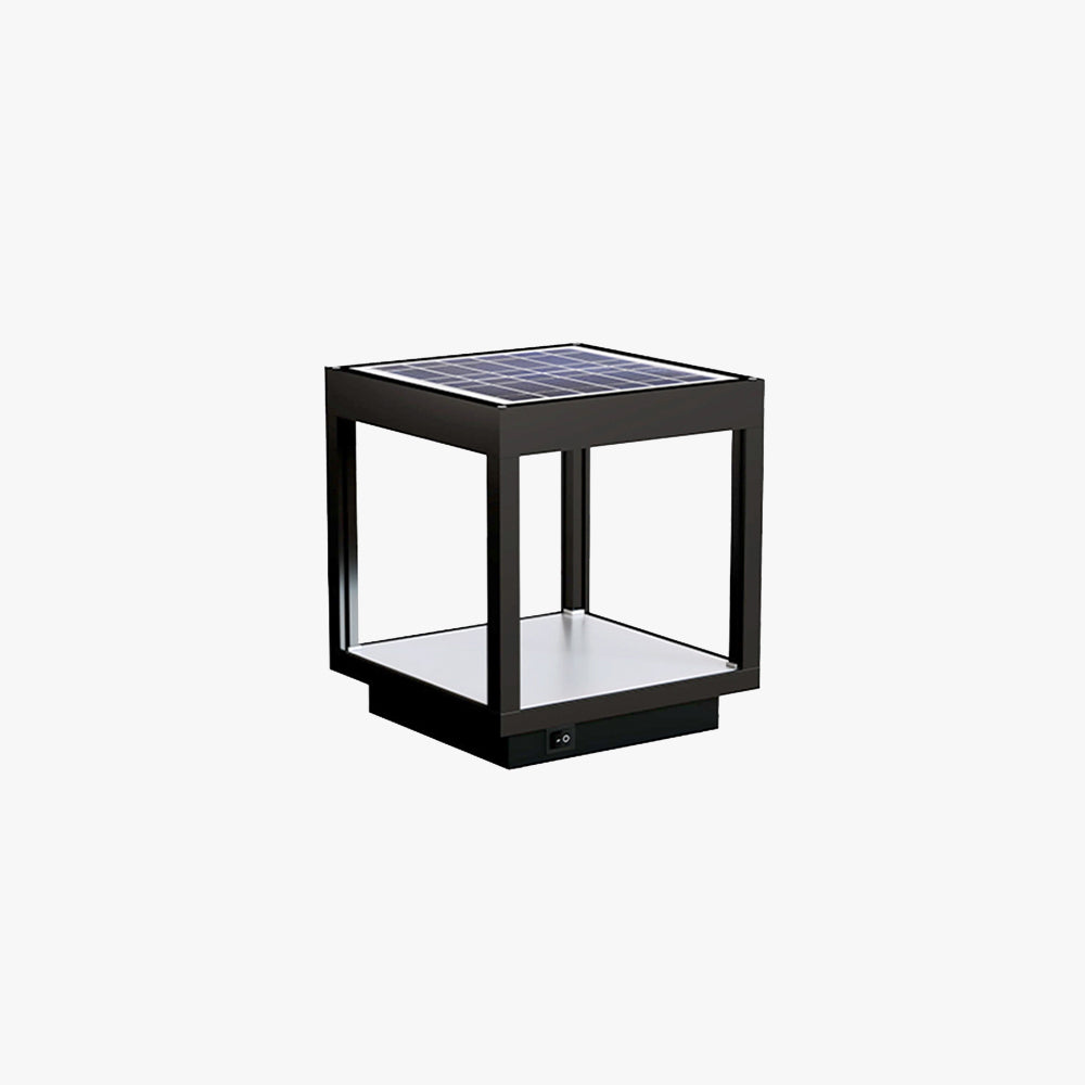 Ferra Contemporary Solar Rechargeable Outdoor Floor Lamp