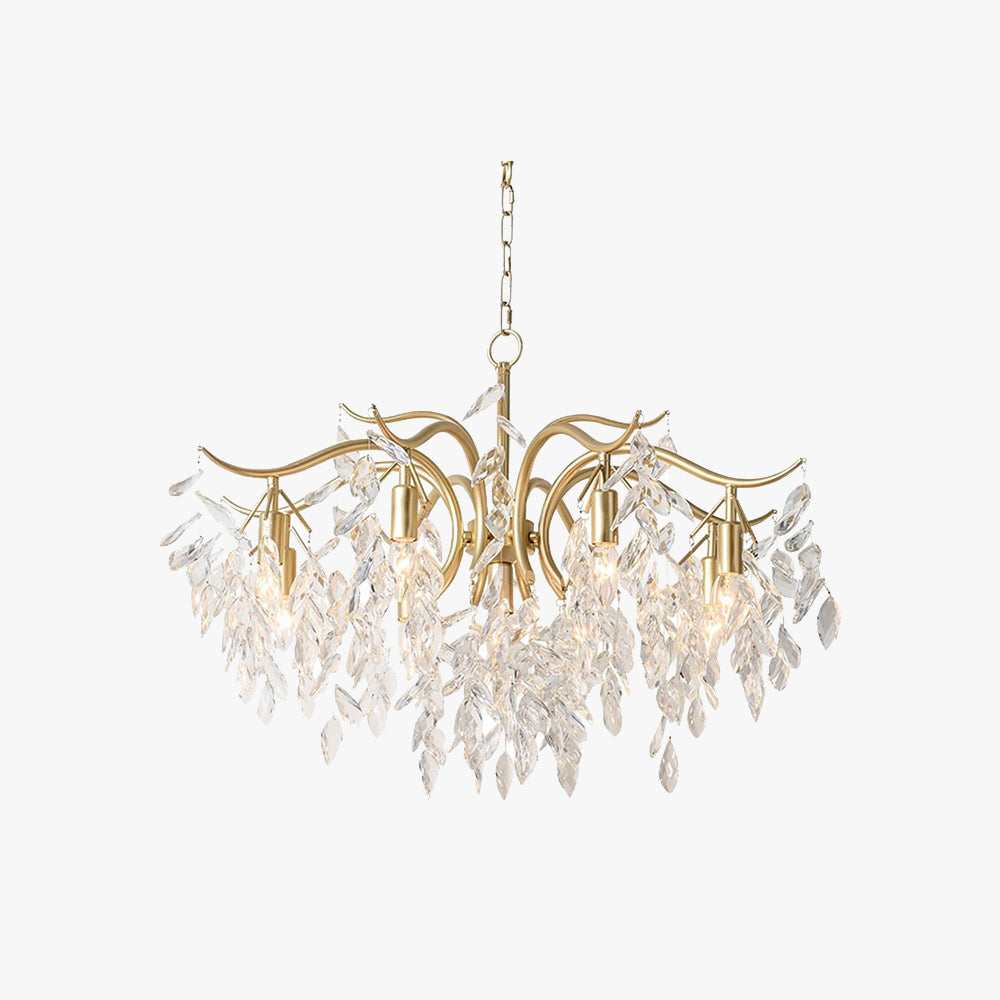 Kristy Luxury Wisteria Flower Crystal Chandelier - Neutralighting