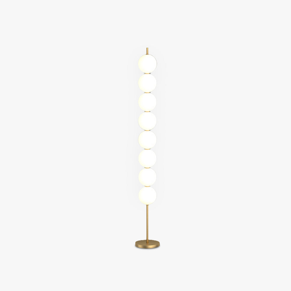 Mira Modern Candy Acrylic/etal Floor Lamp, Brass - Neutralighting