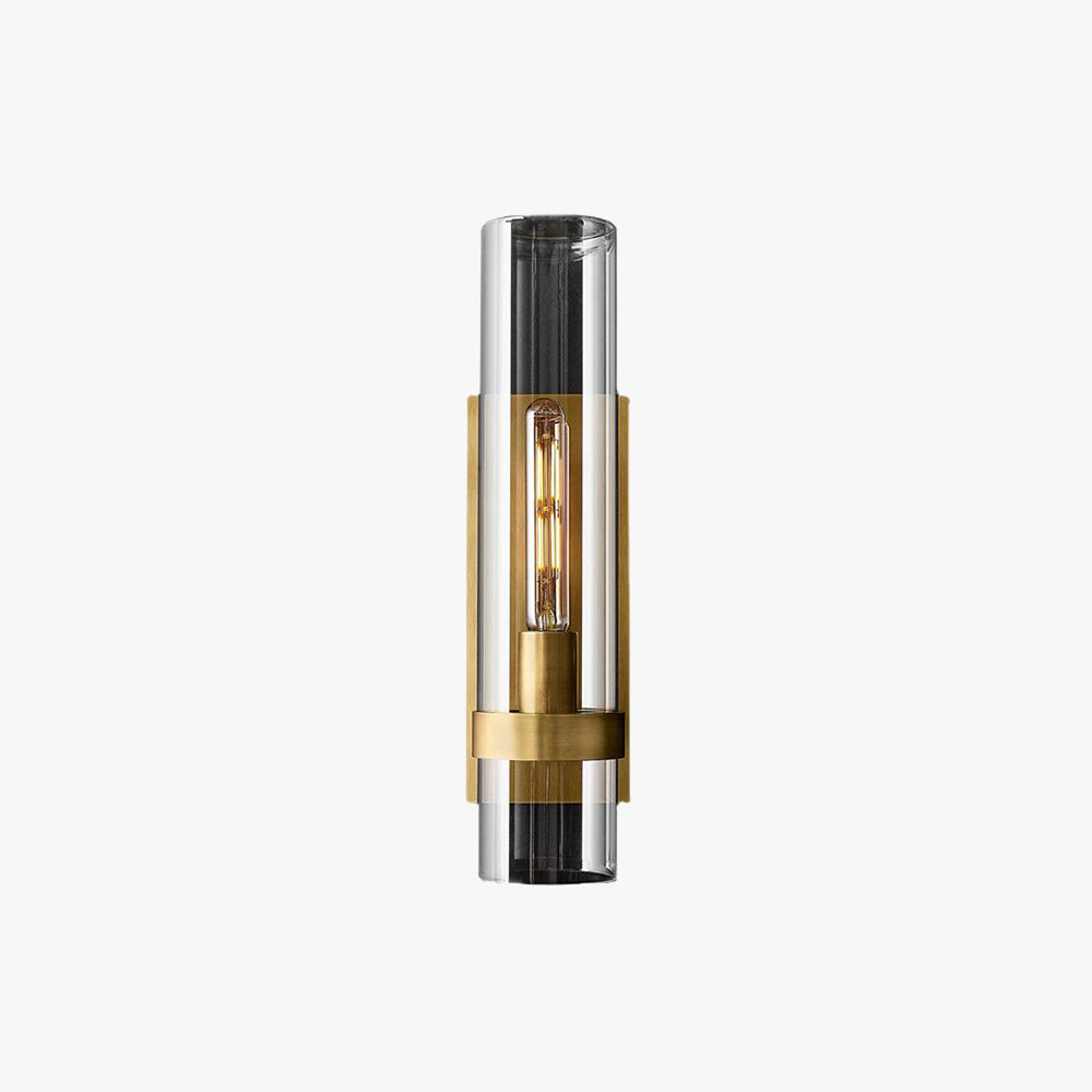 Enya Glass Cylinder Modern Wall Light - Neutralighting
