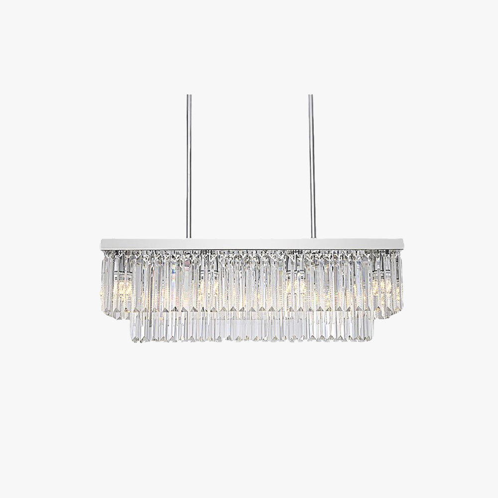 Kristy Modern Art Deco LED Pendant Light, Crystal/Metal - Neutralighting