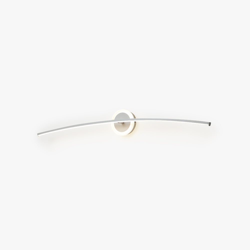 Arisha Modern Linear Metal Wall Lamp, White - Neutralighting